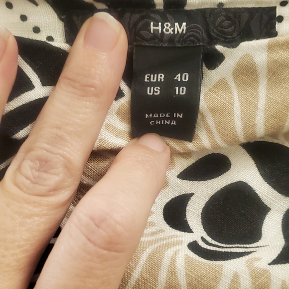 Linen flower skirt - Picture 3 of 3